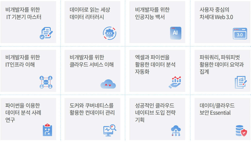 비전공자의 DX 교육과정